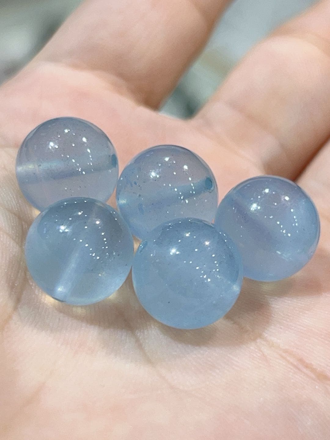 Blue Aquamarine real photo 2